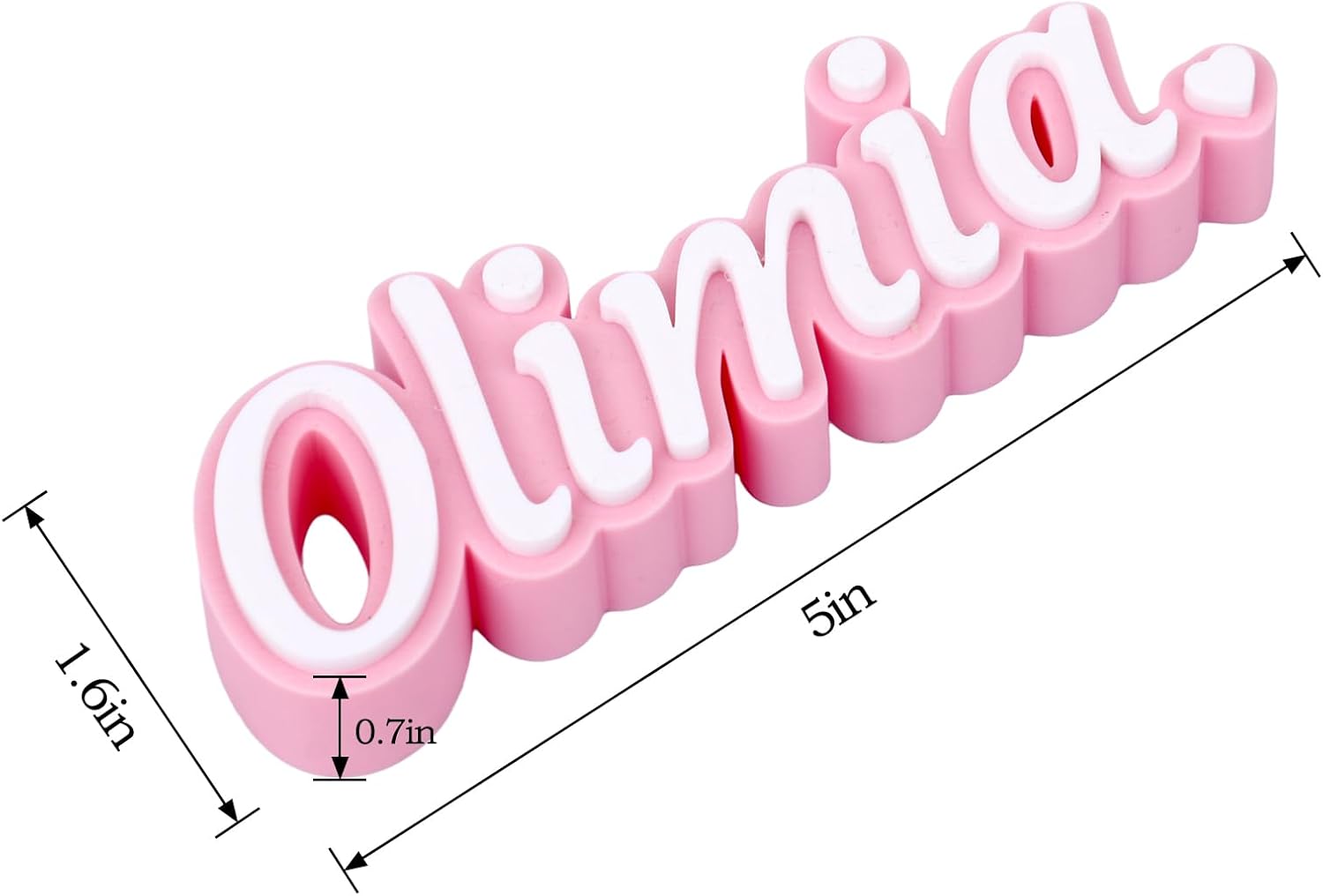 Personalized Custom Name Plate 3D Printed for Desk