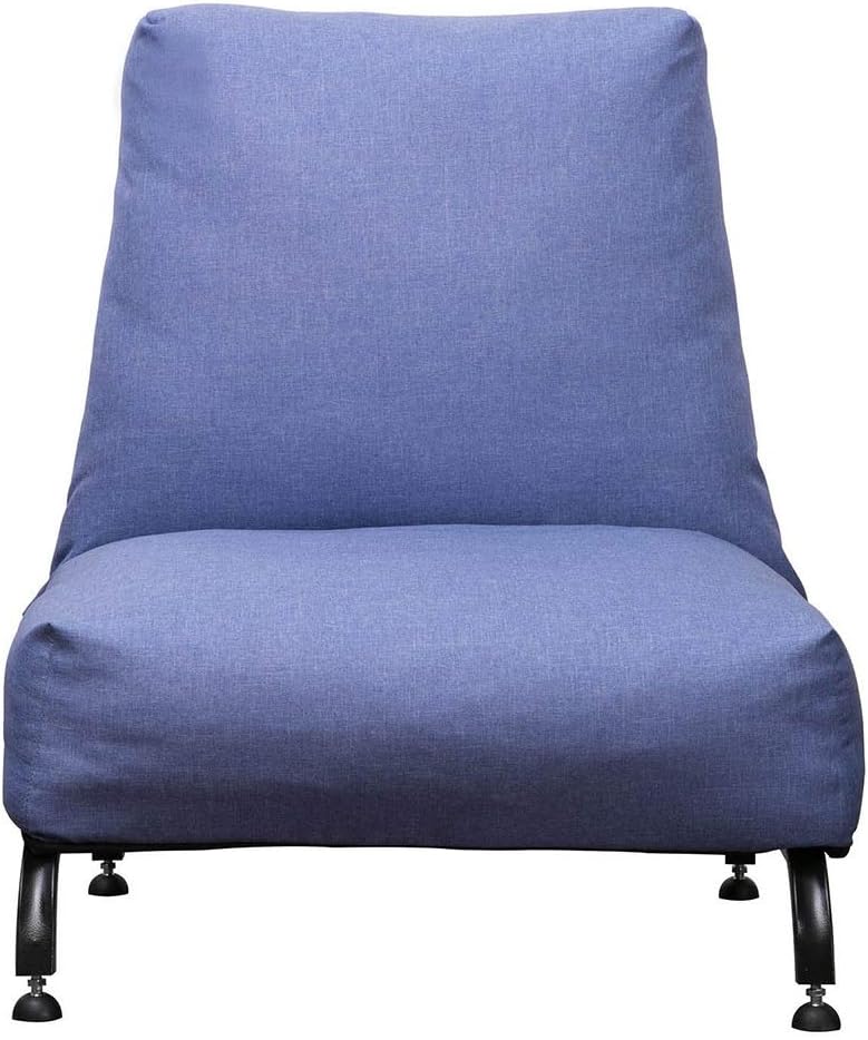 Lazy Couch, Adjustable Fabric Living Room Recliner Single Lazy Couch with Cushion