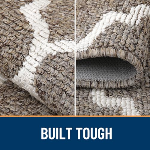 OLANLY Indoor Door Mat, 32x20, Non-Slip Absorbent Resist Dirt Entrance Mat, Washable Low-Profile Inside Floor Mat Doormats for Entryway, Black