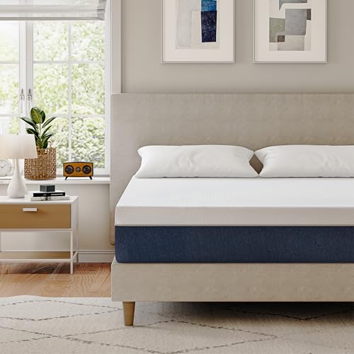 Twin Mattress 14 Inch, Charcoal Memory Foam Mattress Bed in a Box, Cooling Gel Infused Mattress Made in USA, Medium Firm Mattress, CertiPUR-US Certified,38”x75”x14”, White