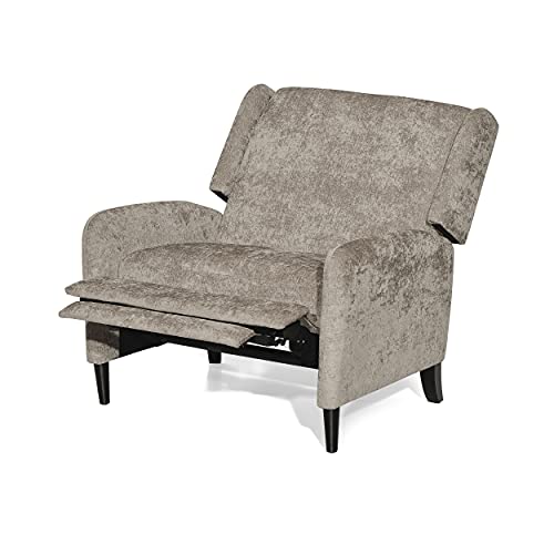 Christopher Knight Home Drache Recliner, Gray + Dark Brown