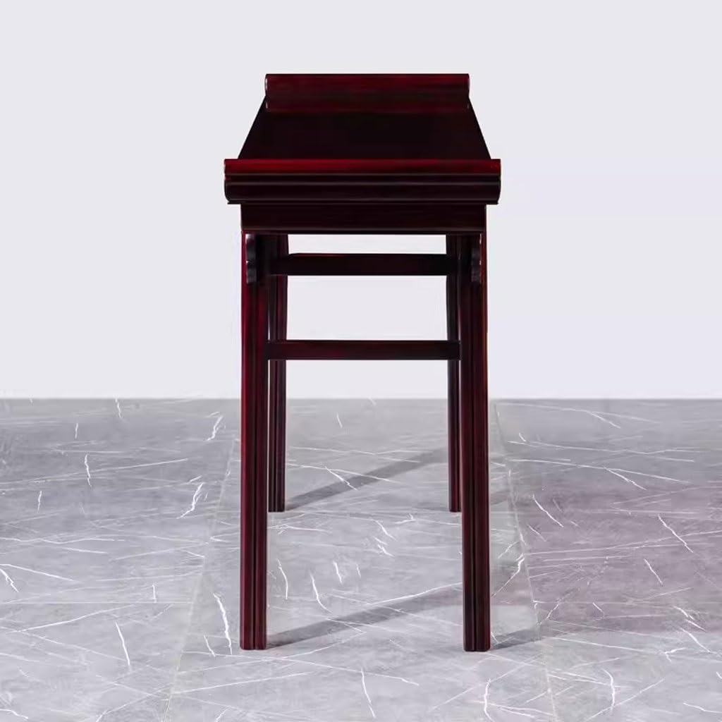 Meditation Altar Table All Solid Wood Altar Table, Entrance Table, Buddhist Altar Chinese Altar Strip Table, Home Living Room Zen Buddhist Altar Table Tea Table Small Table