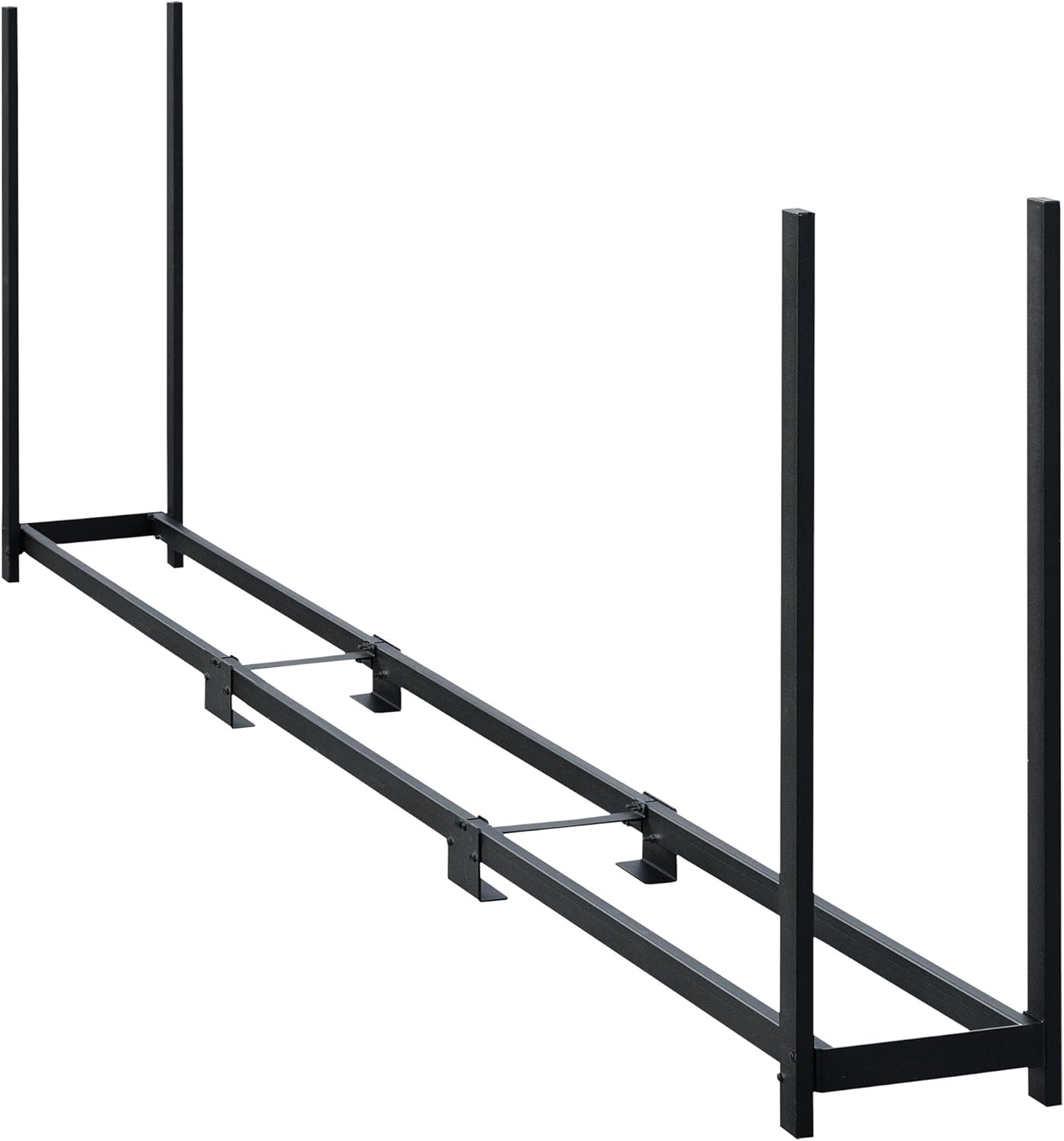 ShelterLogic 16' Firewood-Rack-in-A-Box All-Season Ultra Duty Steel Premium Firewood Rack Without Cover