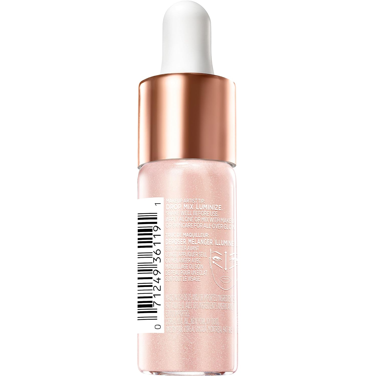 L'Oreal Paris Makeup True Match Lumi Glow Amour Glow Boosting Drops, 1 Count, Daybreak