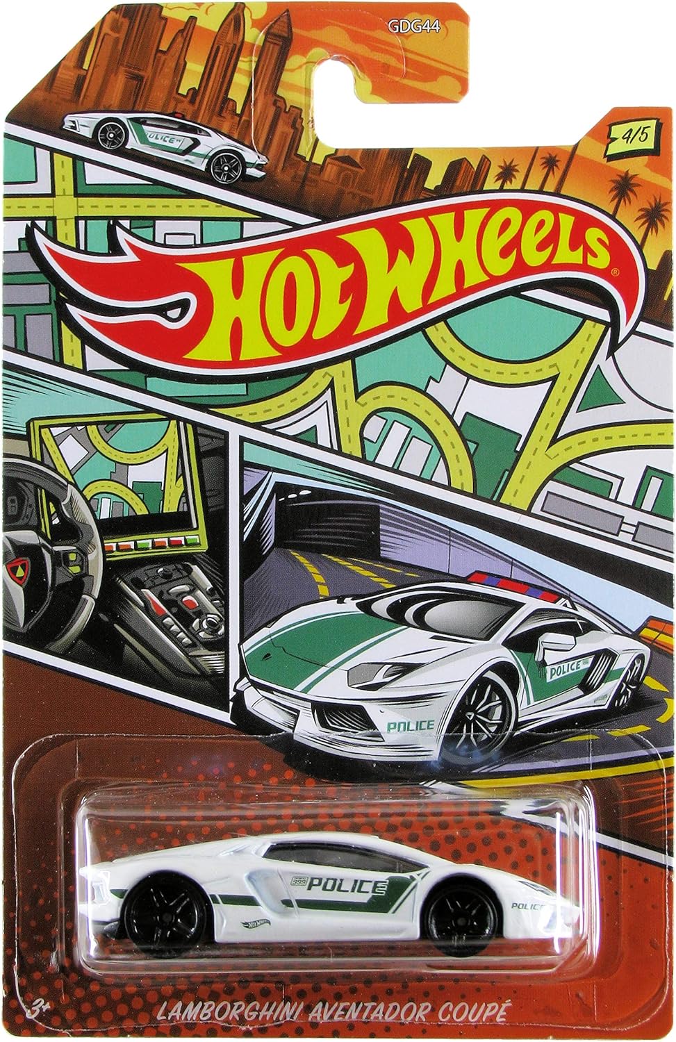 Hot Wheels Lamborghini Aventador Vehicle 1:64 Scale Car, Gift for Collectors & Kids Ages 3 Years Old & Up