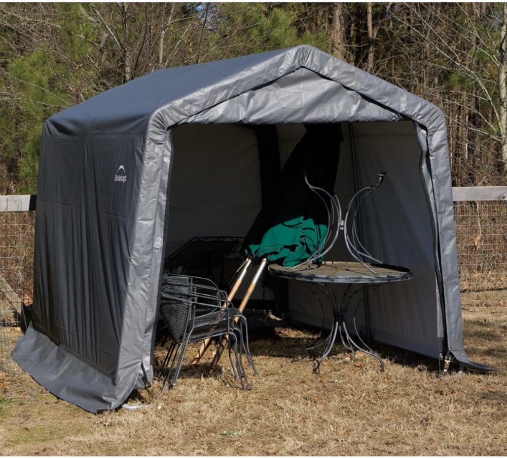 ShelterLogic Ultra Shed - Peak Style, 12Ft.L x 11Ft.W x 10Ft.H, Model Number 71813