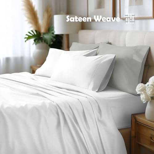 Hyde Lane 100% Egyptian Cotton Sheets Queen Size, 1000 Thread Count Sheet Set, Hotel Luxury Bed Sheets with 18