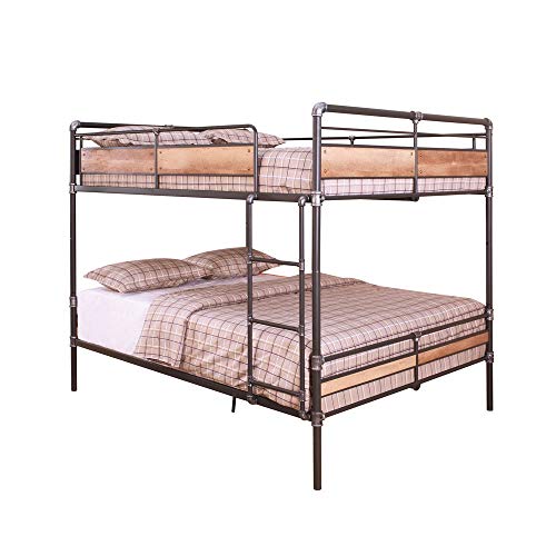 Acme Brantley II Full XL Over Queen Metal Bunk Bed in Sandy Black