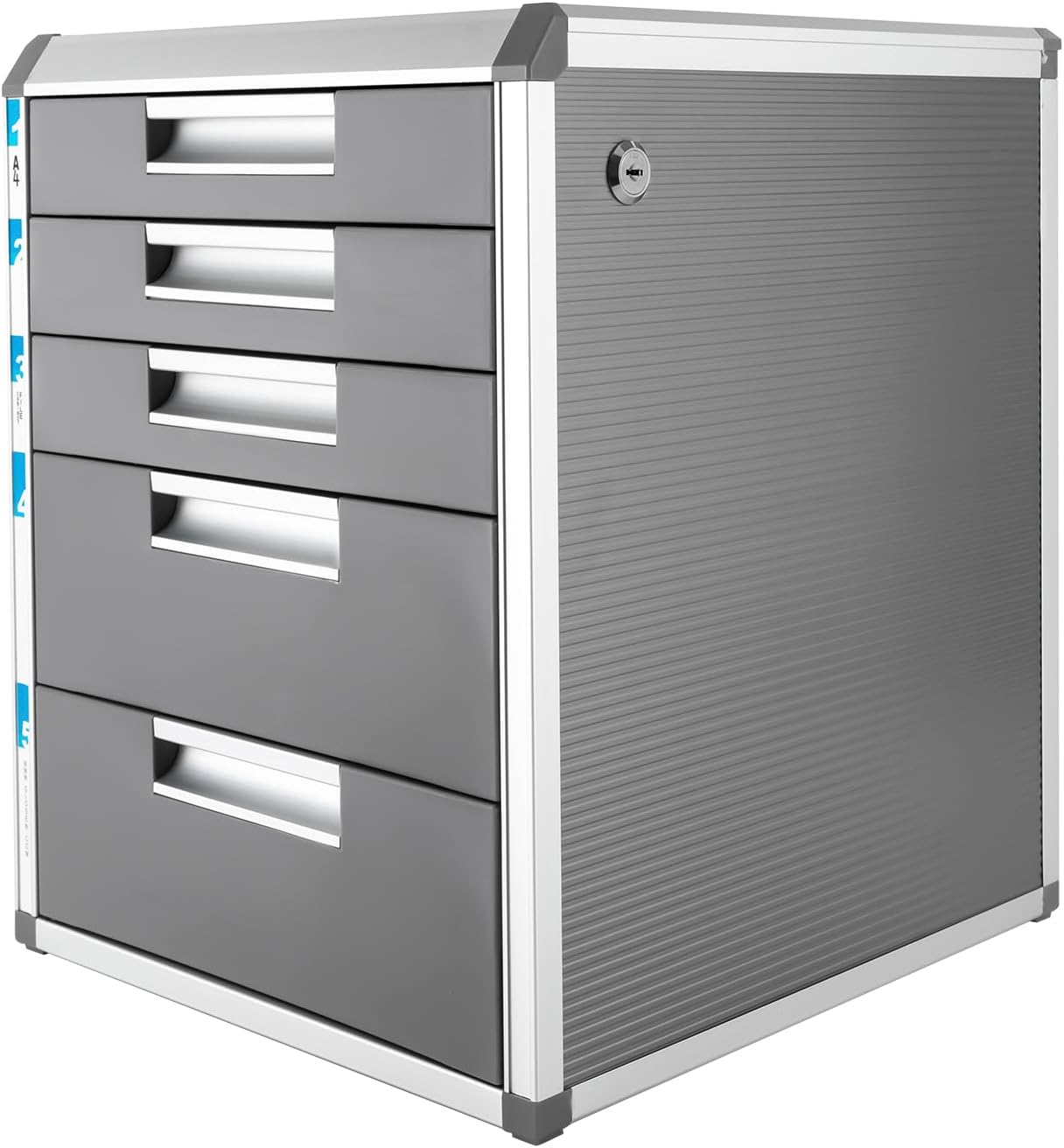 5 Drawer File Sorters, Desktop Drawer Organizer, File Cabinet Executive Office Supplies, Drawer Organizer with Labels 12.4 x 13.8 x 16inch, Office Papers