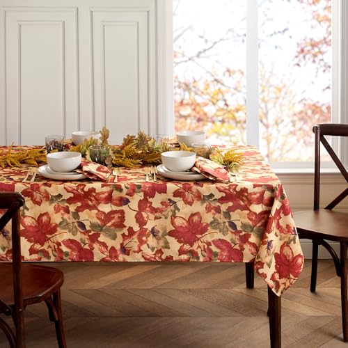 Elrene Home Fashions Harvest-Festival Fall Printed Tablecloth, 60