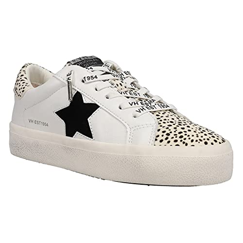 VINTAGE HAVANA Womens Forever Cheetah Platform Sneakers Shoes Casual - White