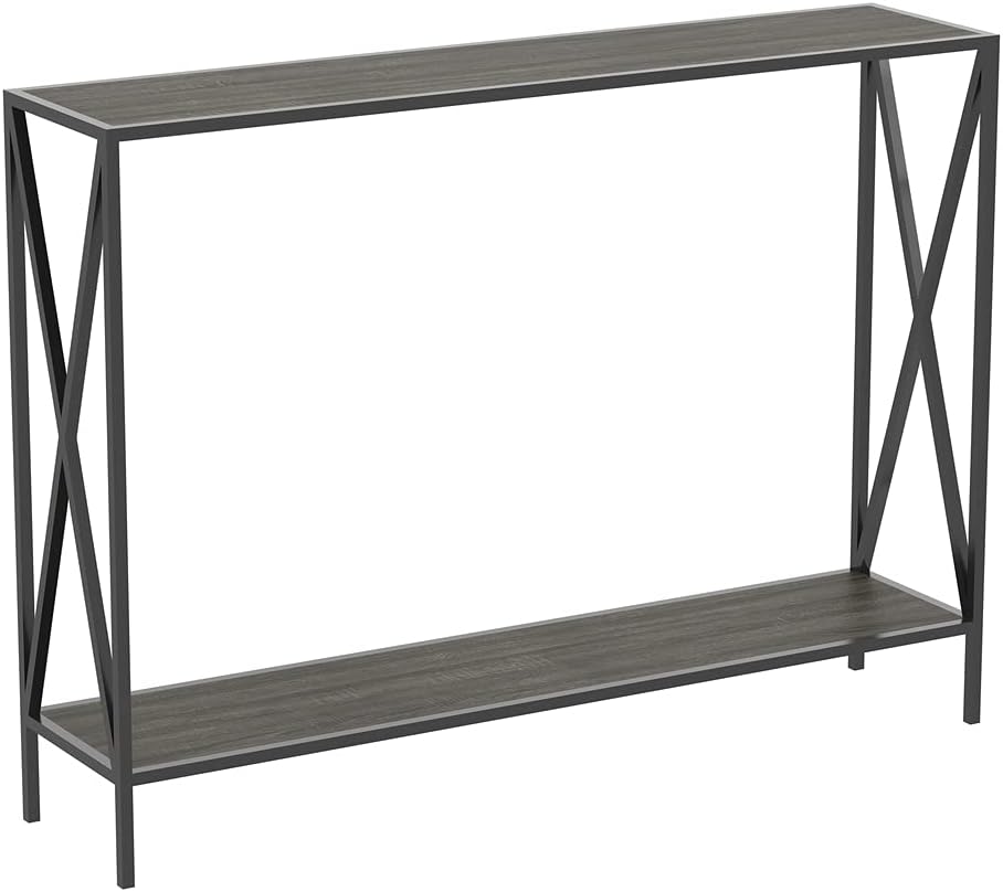 Safdie & Co. Console Table, Dark Grey