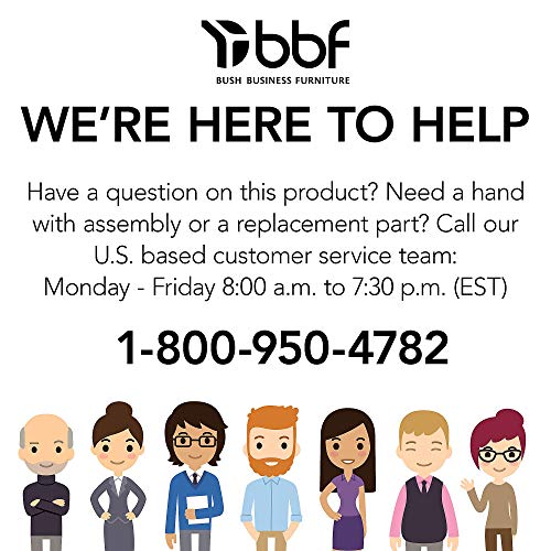 Bush Business Furniture Studio C High Back Leather Executive Office Chair in Saddle Tan