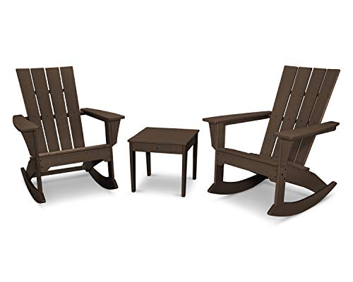 POLYWOOD® Quattro Rocking Chair Set, Green