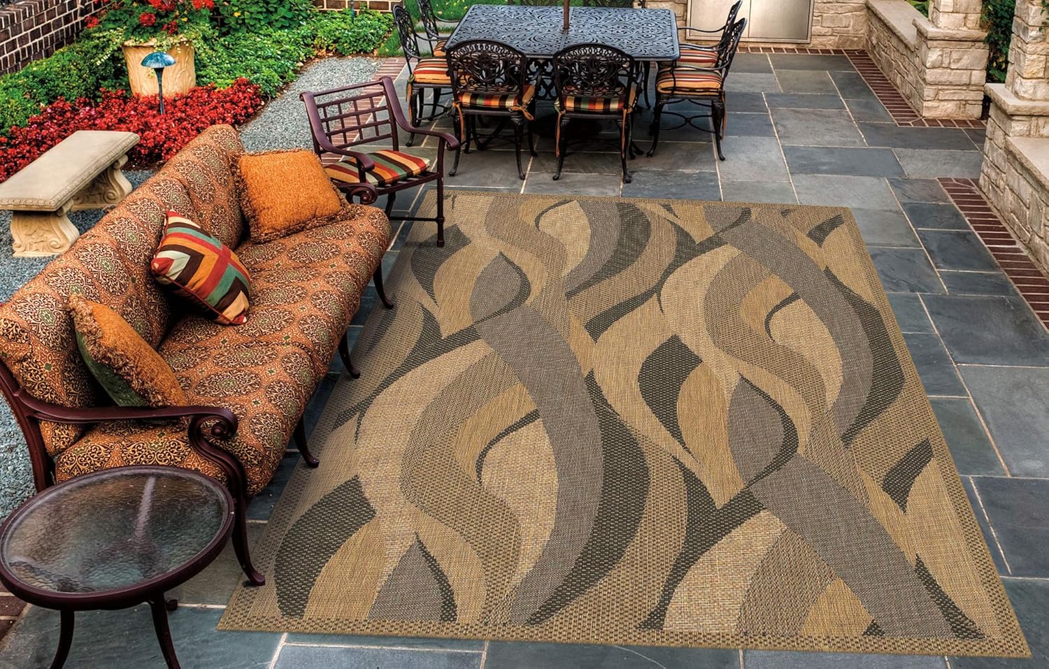 Couristan Recife Seagrass Indoor/Outdoor Area Rug, 8'6