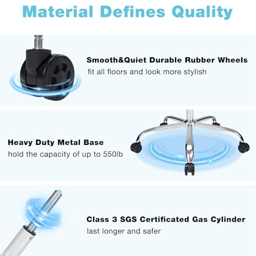 Big and Tall Office Chair 500lbs Reclining Office Chair with Footrest Executive Home Office Chair Soft Leather Computer Desk Chairs Brown