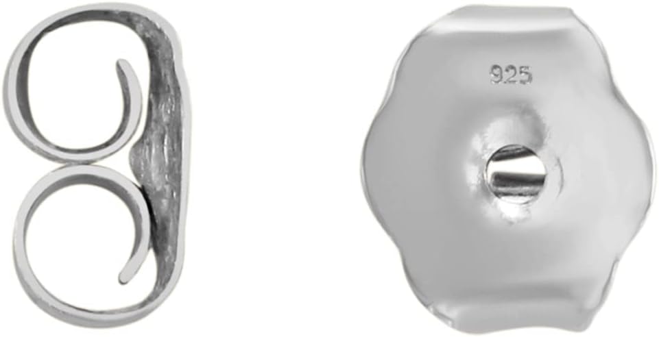 1 Carat TW Round Solitaire Diamond Stud Earrings in .925 Sterling Silver