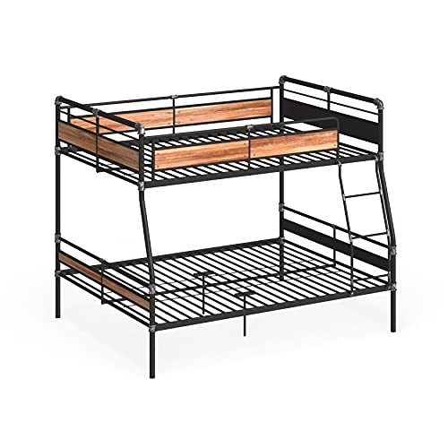 Acme Brantley II Full XL Over Queen Metal Bunk Bed in Sandy Black