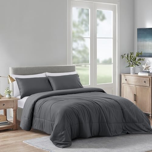 King Comforter/Blanket Sets - Beige,Natural Bamboo Viscose Fabric Soft and Smooth .3 Pieces,1 Cooling Breathable Skinfriendly Comforter(104