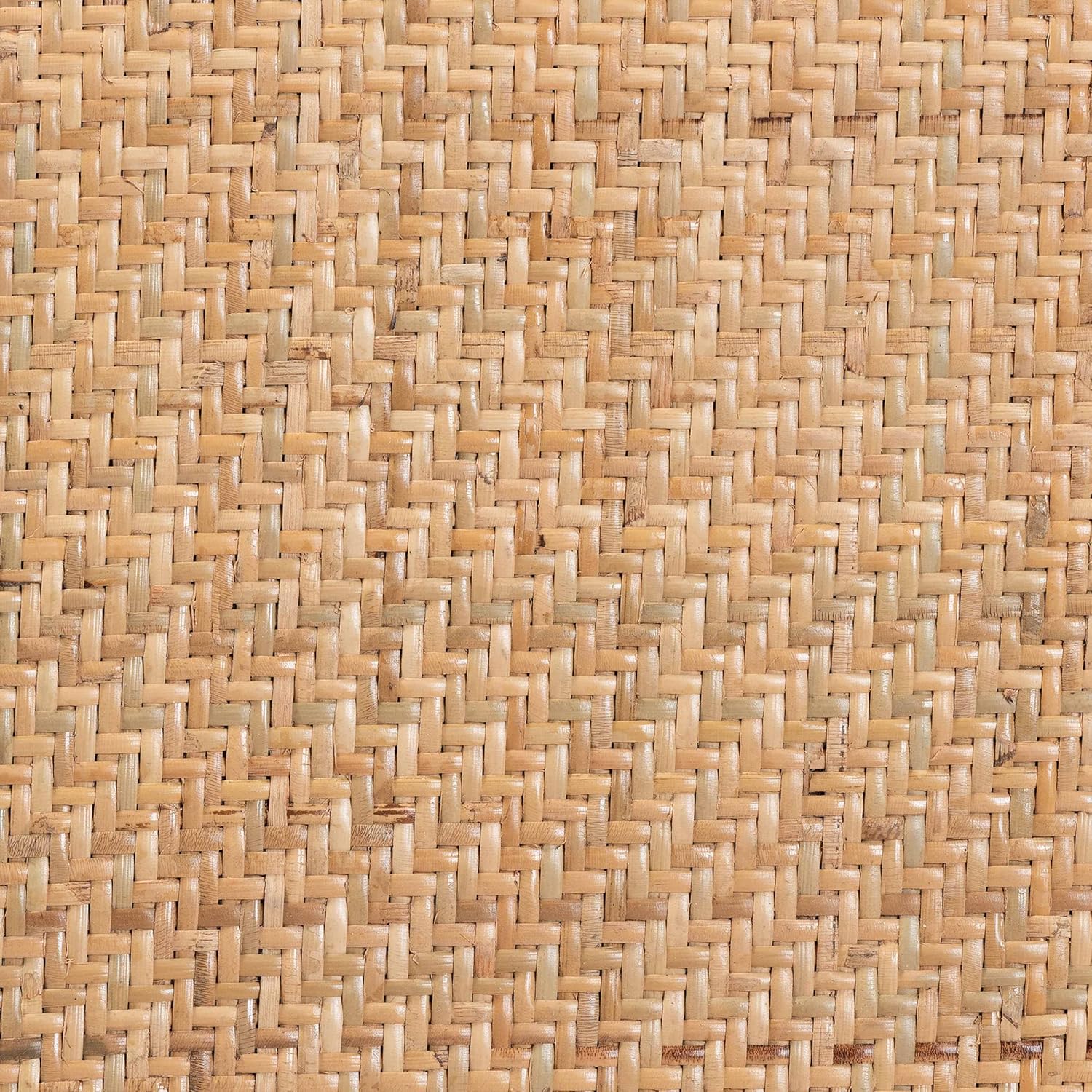 Baxton Studio Tartan Dining Chairs, Natural Brown