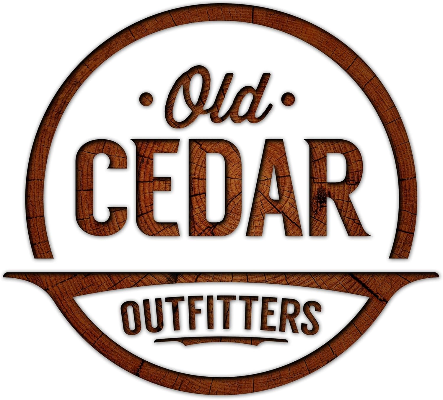 Old Cedar Outfitters Solid Pine Ceiling and Wall Fishing Rod Rack