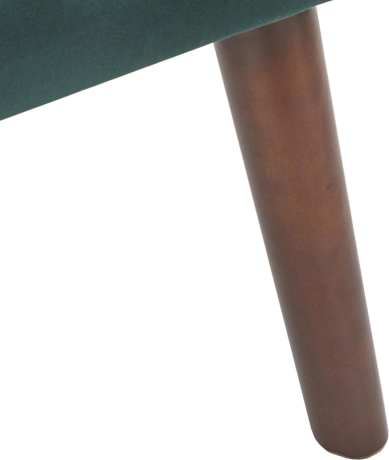 Angelo HOME, Jane, Mid Century Modern Upholstered Living Room Ottoman, 17.3