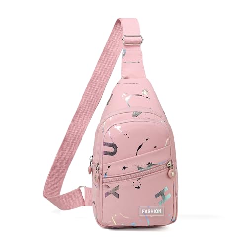 Small Sling Bag for Women, Sling Backpack Daypack Fanny Pack Crossbody Bags for Hiking Travel Sports Running