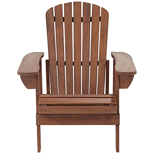 Cape Cod Natural Wood Adirondack Chair
