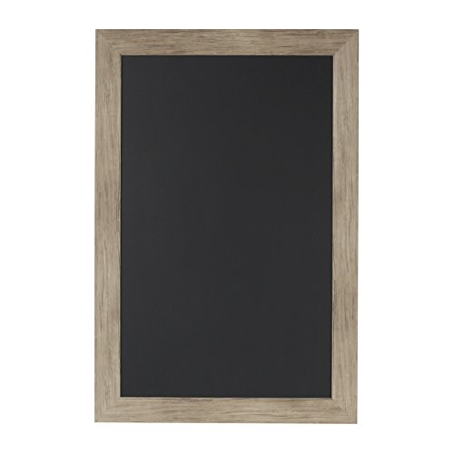 Beatrice Framed Magnetic Chalkboard, 18x27, Rustic Brown