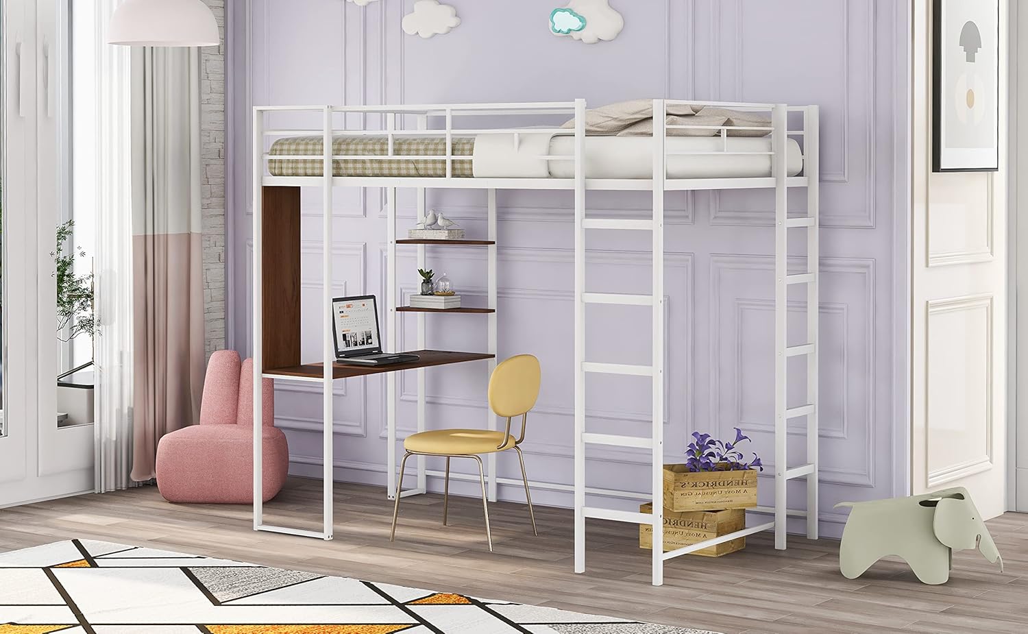 White Haven Loft Bed - Twin