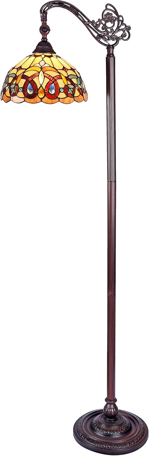 Chloe CH33353VR11-RF1 Floor Lamp, One Size, Multi-Colored