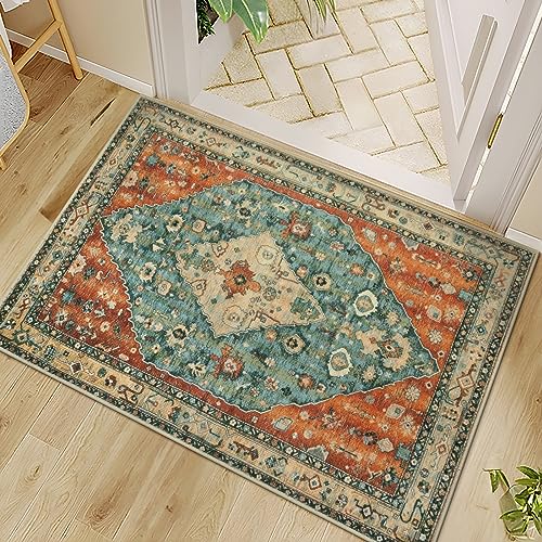 Lahome Washable Indoor Doormat, Non-Slip Retro Door Mat Inside Entrance 20
