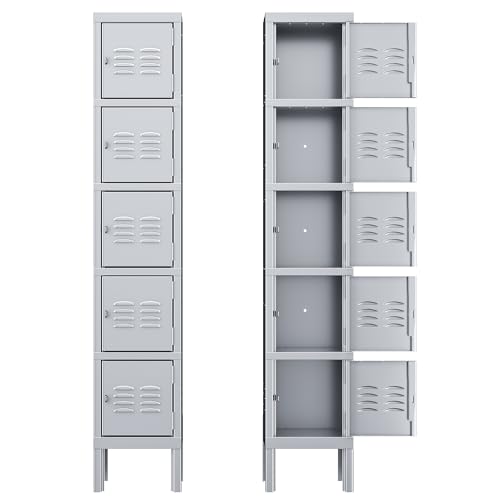 INTERGREAT Metal Lockers for Employees with Lock, 72
