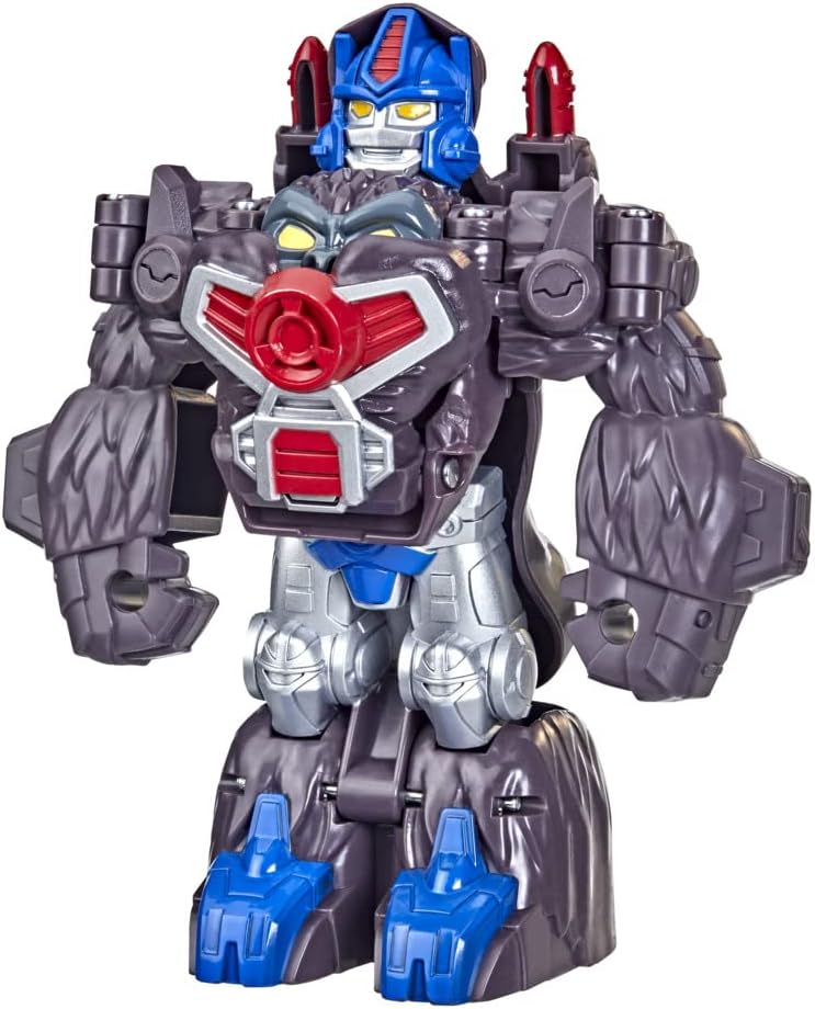 Transformers Classic Heroes Team Optimus Primal Converting Toy, 4.5-Inch Action Figure, for Kids Ages 3 and Up