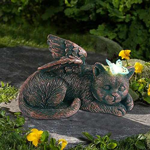 Dog Memorial Gifts,Puppy Angel Garden Solar Light Dog Memorial Stone for pet Memorial Gifts and pet Loss Gifts, Ideal Gifts for Mother's Day