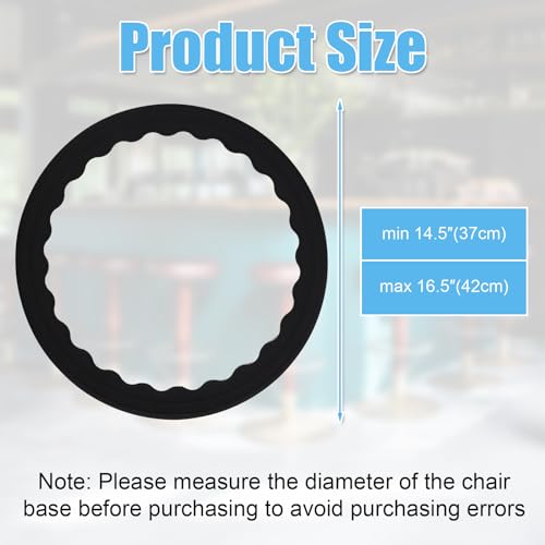 2pcs Bar Stool Leg Protectors Ring for 16.5
