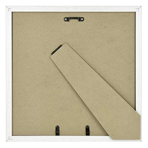 MCS Gallery Essential Picture Frames, Photo Gallery Wall Frame Set, White Woodgrain, 8 x 10 Inch, 2-Pack
