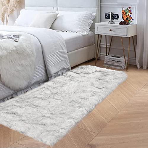 9x12 Area Rug for Living Room Light Brown Beige Fur Rug Faux Sheepskin Rug Fluffy Rug for Bedroom Big Rug Shag Carpet for Living Room Shaggy Rug Washable Rug Home Decor