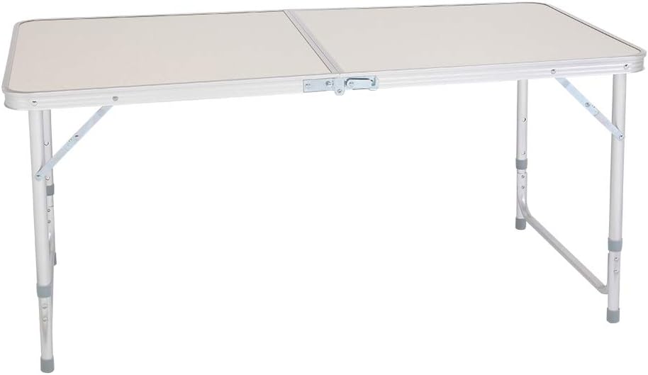4FT Portable Multipurpose Folding Table White