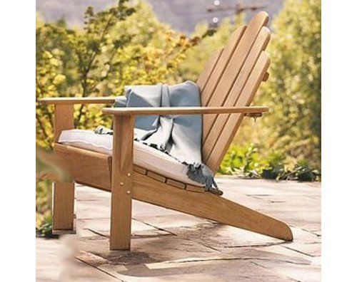 Grade-A Teak Wood Adirondack Chair (Footrest not Included) #WHAXACNF
