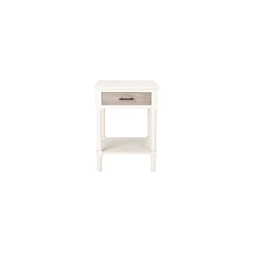 Safavieh Home Collection Ryder Black 1-Drawer Lower Shelf Accent Table ACC5713B, 0