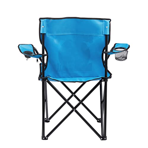 Margaritaville Folding Chair with Wireless Speakers, Beach Chair with Waterproof Wireless Speakers, 5 Hour Playback Time, 20 Foot Bluetooth Range, Cup Holder, Backpack, Padded Head and Neck Rest