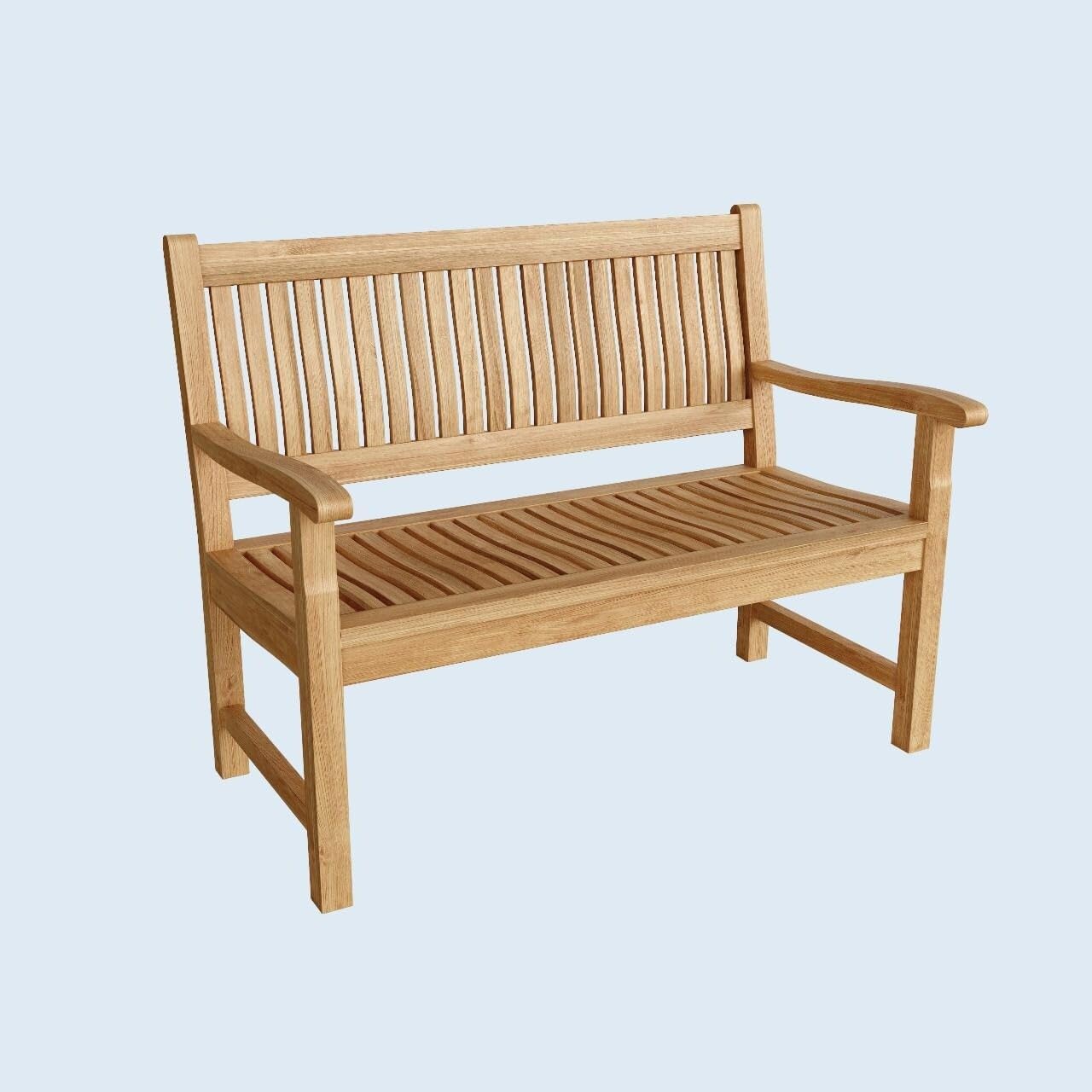 Anderson Teak BH-548 - No Cushion Del-Amo 2-Seater Bench