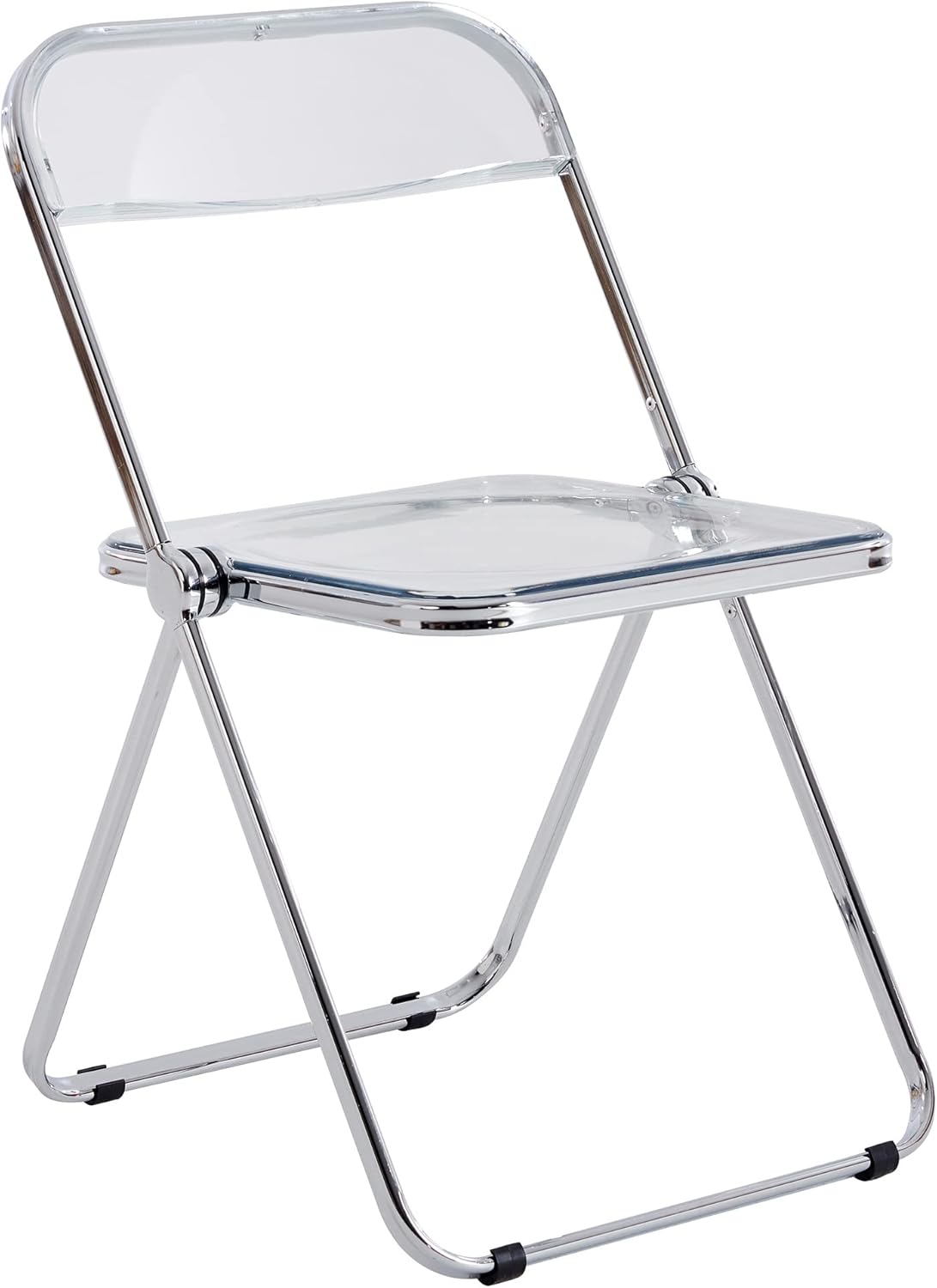 Clear Transparent Folding Chair office chair coffee chair meeting room chair Pc Plastic Living Room Seat