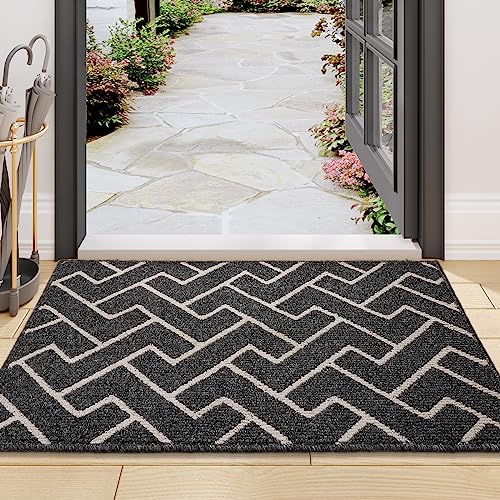 hicorfe Indoor Doormat,Front Back Door Mat Rubber Backing Non Slip Door Mats 32