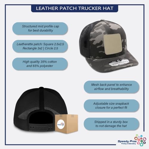 Speedy Pros Engraving Trucker Mesh Cap Bad Cowboy Go to My Room! Inspiration & Motivation Funny Snapback Polyester