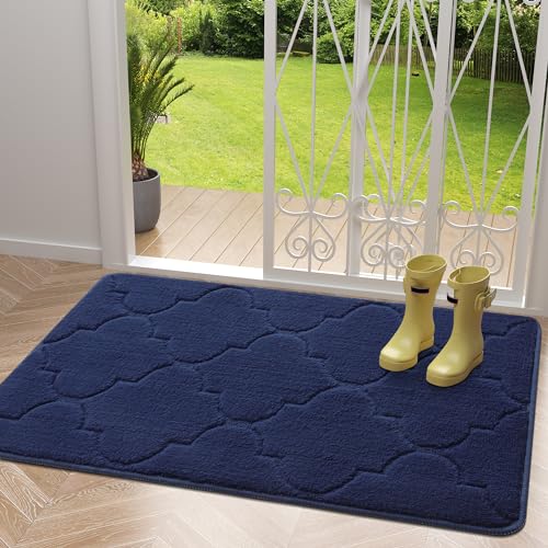 Arotive Door Mat, Indoor Mat, Non-Slip, Dirt Resist, Absorbent Entryway Doormat, Low-Profile Inside Front Doormats for Entrance (36x24 inches, Dark Grey)