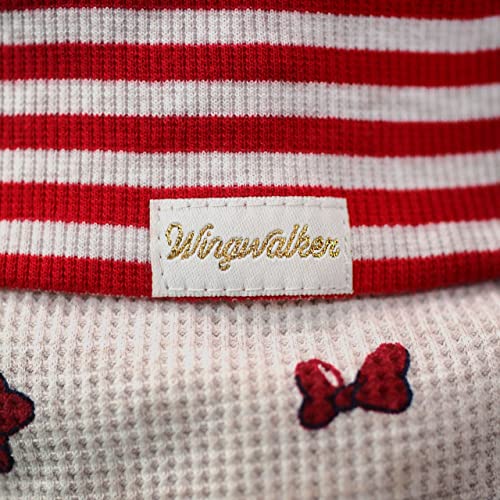 Womens Disney Minnie Mouse Pajamas Ladies Waffle PJs