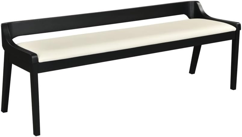 Boraam Rasmus Bench, 1, Cream/Black