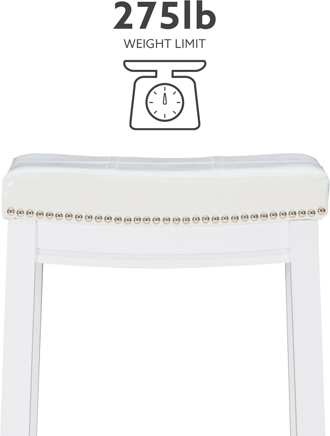 Linon Claridge White 32.25